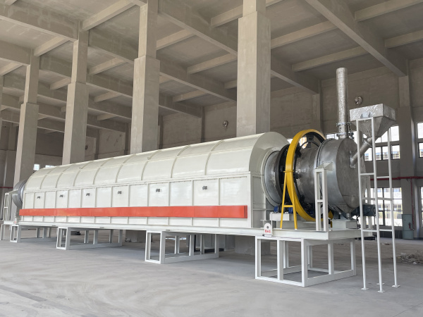 焙燒環(huán)保吸附劑，規(guī)格：?1.5x18米電加熱自動(dòng)控溫